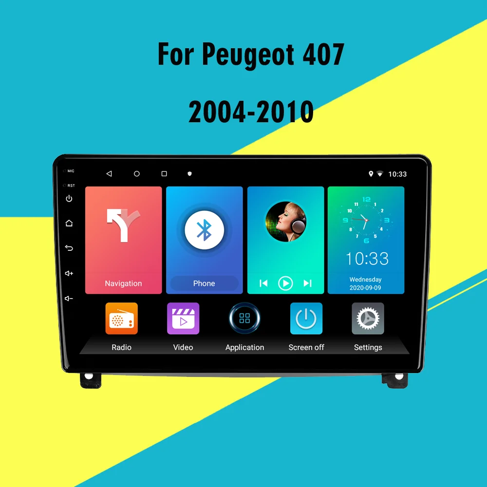 For Peugeot 407 2004-2010 Android Radio 2 Din Car Stereo WIFI GPS Navigation Multimedia Player Head Unit Aftermarket 
For Peugeot 407 2004-2010 Android Radio 2 Din Car Stereo WIFI GPS Navigation Multimedia Player Head Unit Aftermarket