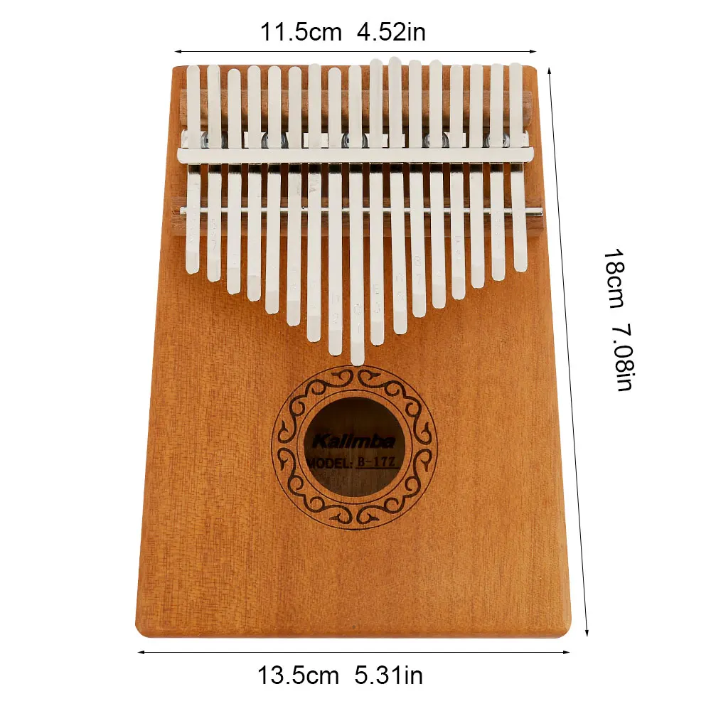 Hot sale 17 Key Thumb Piano Full veneer solid Mahogany Body with Instruction and Tune Hammer Portable Thumb Piano C Tone K17GY
Hot sale 17 Key Thumb Piano Full veneer solid Mahogany Body with Instruction and Tune Hammer Portable Thumb Piano C Tone K17GY