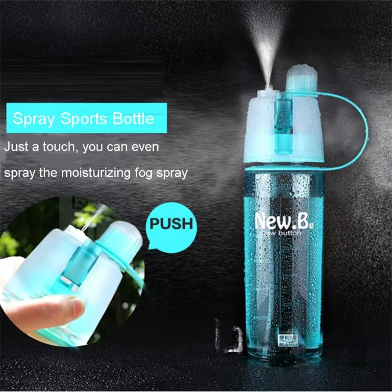 VOGVIGO 1PCS 400ML/600ML Creative Spray Water Bottle Outdoor Dual-use Plastic Bottle Portable Atomizing Bottles Sport Drinkware
VOGVIGO 1PCS 400ML/600ML Creative Spray Water Bottle Outdoor Dual-use Plastic Bottle Portable Atomizing Bottles Sport Drinkware