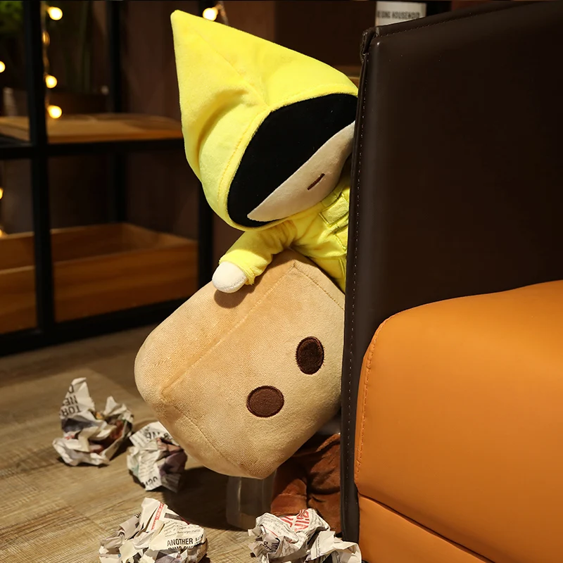 30cm Little Nightmares Plush Toy Adventure Game Cartoon Cute Stuffed Dolls Kawaii Gift Toys for Girls Kids Fans Collection
