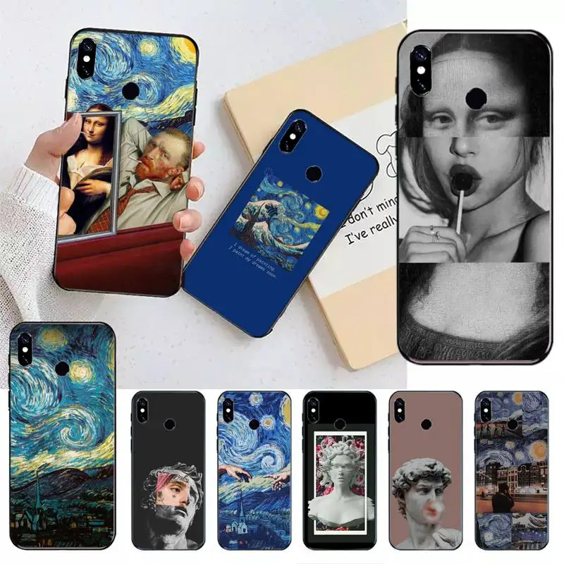 Retro art Van Gogh Mona Lisa Phone Case For Xiaomi Redmi note 7 8 9 11 t s 10 A pro lite funda shell coque cover
Retro art Van Gogh Mona Lisa Phone Case For Xiaomi Redmi note 7 8 9 11 t s 10 A pro lite funda shell coque cover