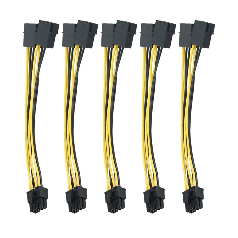 PC Server Internal Dual 2 IDE Molex to CPU 8Pin 8P Converter Power Lead Cable Cord 18AWG Wire 15cm
PC Server Internal Dual 2 IDE Molex to CPU 8Pin 8P Converter Power Lead Cable Cord 18AWG Wire 15cm