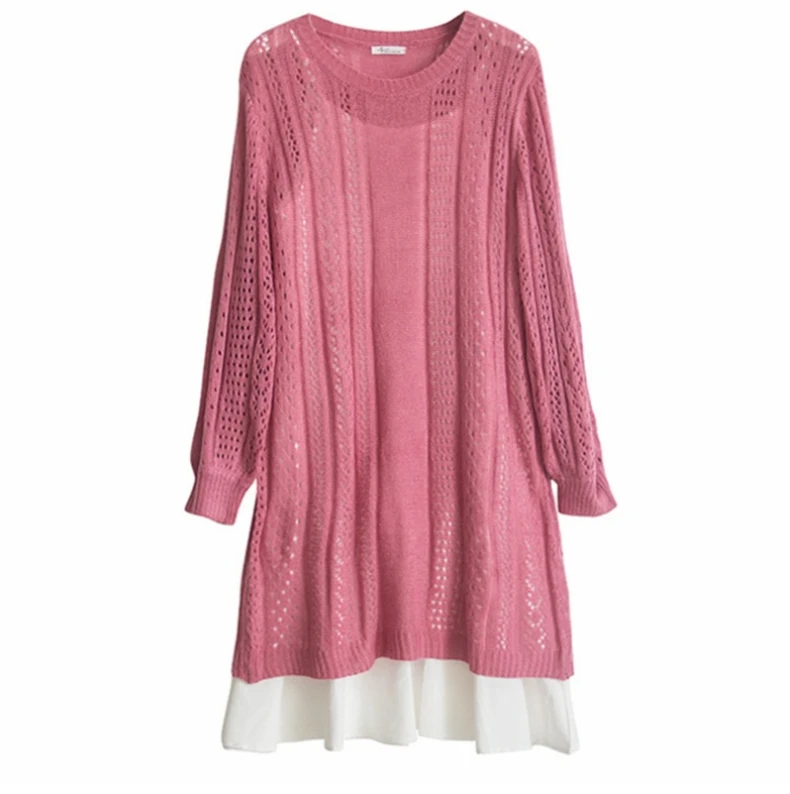 Fashion Casual Women Dress Soft Temperament Really Two Piece Knitting Women Clothes Vintage Dress B372
Fashion Casual Women Dress Soft Temperament Really Two Piece Knitting Women Clothes Vintage Dress B372