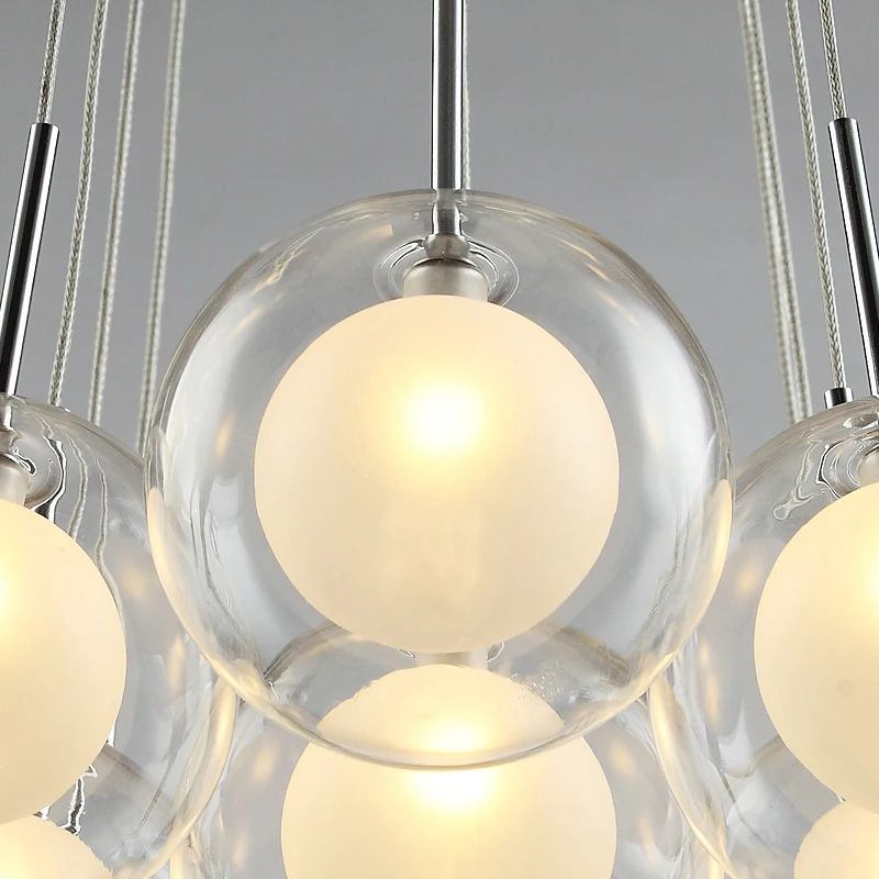 Modern LED Chandelier Lighting Ball Lamp Living Room Hanging Lights Home Deco Dining Room Bedroom Fixtures Nordic Glass White G4
Modern LED Chandelier Lighting Ball Lamp Living Room Hanging Lights Home Deco Dining Room Bedroom Fixtures Nordic Glass White G4