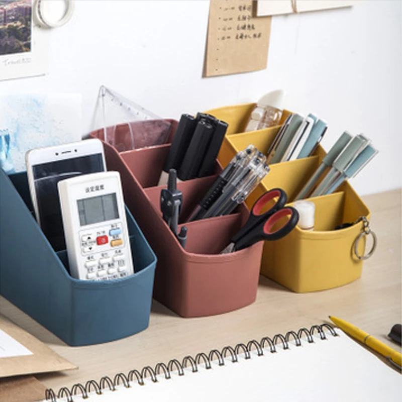 Multifunctional 4 Compartments Remote Control Storage Box Cosmetic Stationery Storage Box 3 Colors Optional Large Capacity
Multifunctional 4 Compartments Remote Control Storage Box Cosmetic Stationery Storage Box 3 Colors Optional Large Capacity