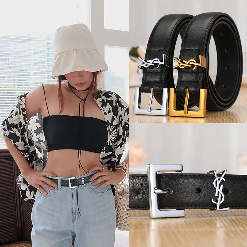 Ladies Pin Buckle Girdle Jeans Decorative Belt Fashion All-match Simple Trousers Waistband Luxury Designer Belt Ceinture Femme
Ladies Pin Buckle Girdle Jeans Decorative Belt Fashion All-match Simple Trousers Waistband Luxury Designer Belt Ceinture Femme