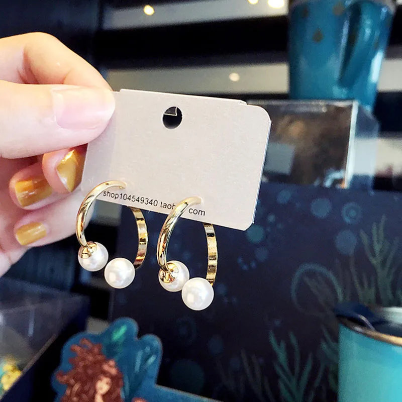 USTAR New Pearl Double Side Stud Earrings For women female Gold color individual Earring statement bijoux Party Jewelry gifts
USTAR New Pearl Double Side Stud Earrings For women female Gold color individual Earring statement bijoux Party Jewelry gifts