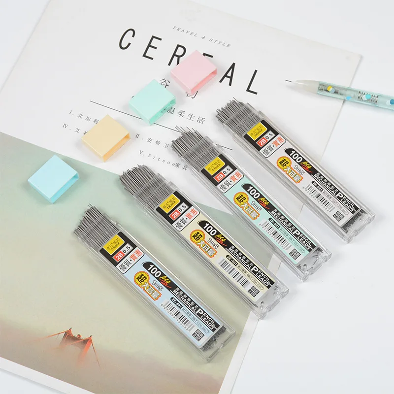 100Pcs/Pack 0.5/0.7mm Mechanical Pencil Lead 2B Automatic Pencil Refill For Student School Office Supply Drawing Stationery New
100Pcs/Pack 0.5/0.7mm Mechanical Pencil Lead 2B Automatic Pencil Refill For Student School Office Supply Drawing Stationery New
