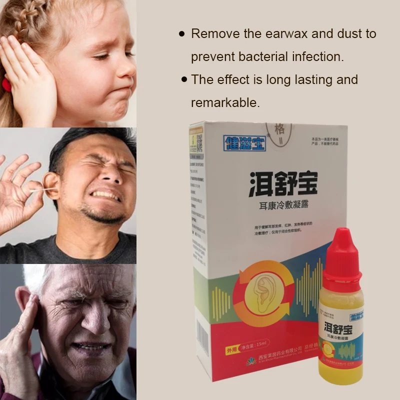 Ear Cleansing Earwax Remover Drops Ear Acute Otitis Drops Chinese Herbal Medicine for Ear Tinnitus Deafness Sore Ears Health
Ear Cleansing Earwax Remover Drops Ear Acute Otitis Drops Chinese Herbal Medicine for Ear Tinnitus Deafness Sore Ears Health