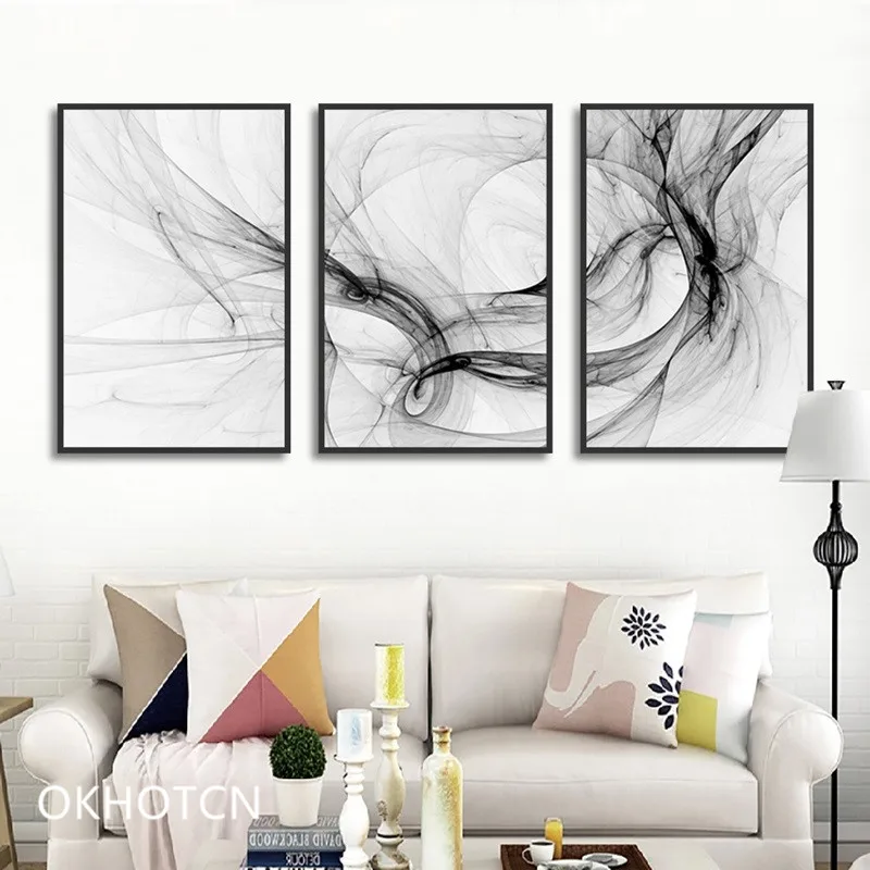 Minimalist Abstract Creative Flow Smoke Canvas Painting Print Poster Wall Art Grey Pictures for Living Room Home Decoration
Minimalist Abstract Creative Flow Smoke Canvas Painting Print Poster Wall Art Grey Pictures for Living Room Home Decoration
