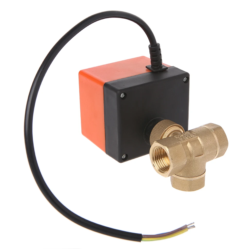 3 way motorized ball valve electric Three line two way control AC 220 DN15/20/25
3 way motorized ball valve electric Three line two way control AC 220 DN15/20/25