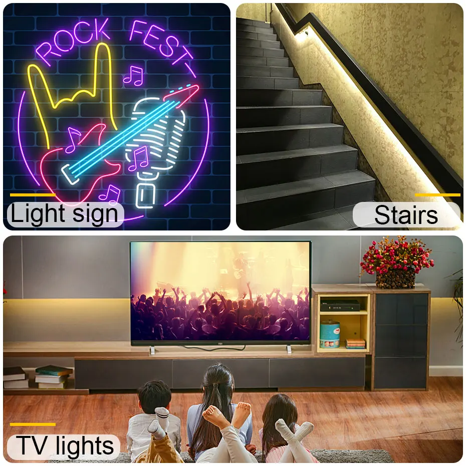 DC12V Color Changing RGB LED Strip with Hand Sweep Sensor Waterproof RGB LED Neon Lights Strip SMD2835 1M-5M for Decoration
DC12V Color Changing RGB LED Strip with Hand Sweep Sensor Waterproof RGB LED Neon Lights Strip SMD2835 1M-5M for Decoration