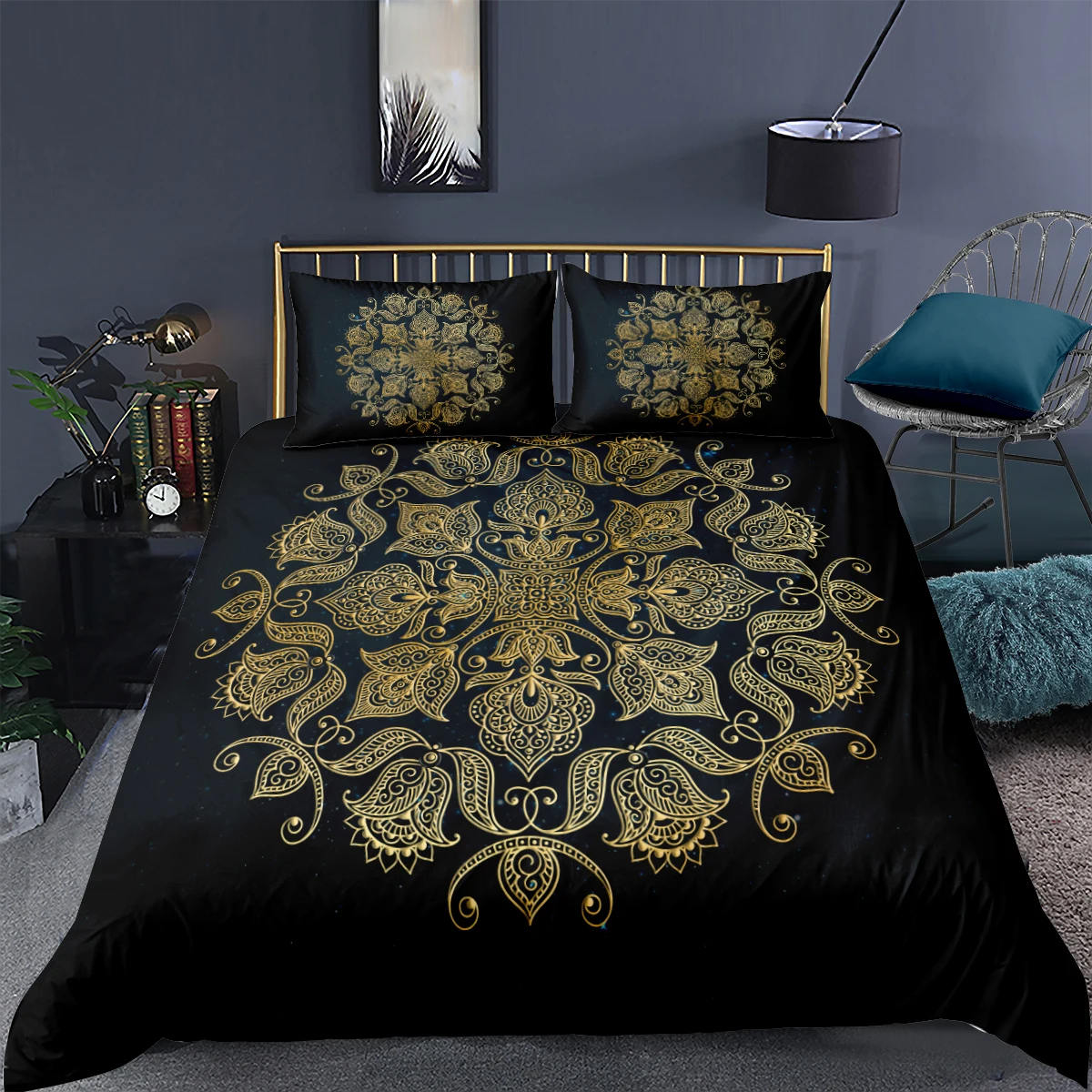 3D Bohemian Duvet Cover Set Bedding Sets comforther Cases Pillow Covers Full Double Single King Queen Size Black Bedding Sets
3D Bohemian Duvet Cover Set Bedding Sets comforther Cases Pillow Covers Full Double Single King Queen Size Black Bedding Sets