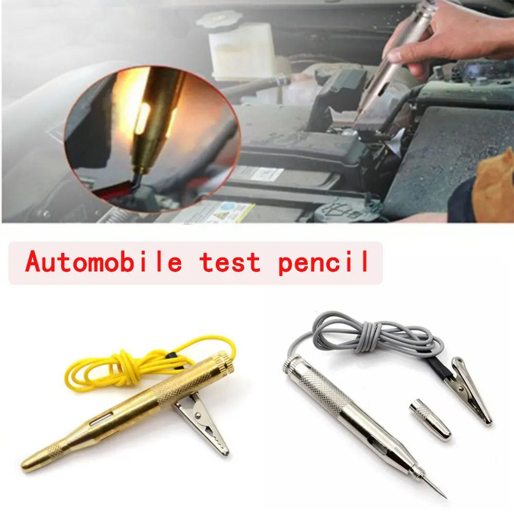 

Auto Test Pen/auto 6-24v/plastic Cap Copper Pen/auto And Motorcycle Maintenance Tools/electric Inspection Maintenance Tools