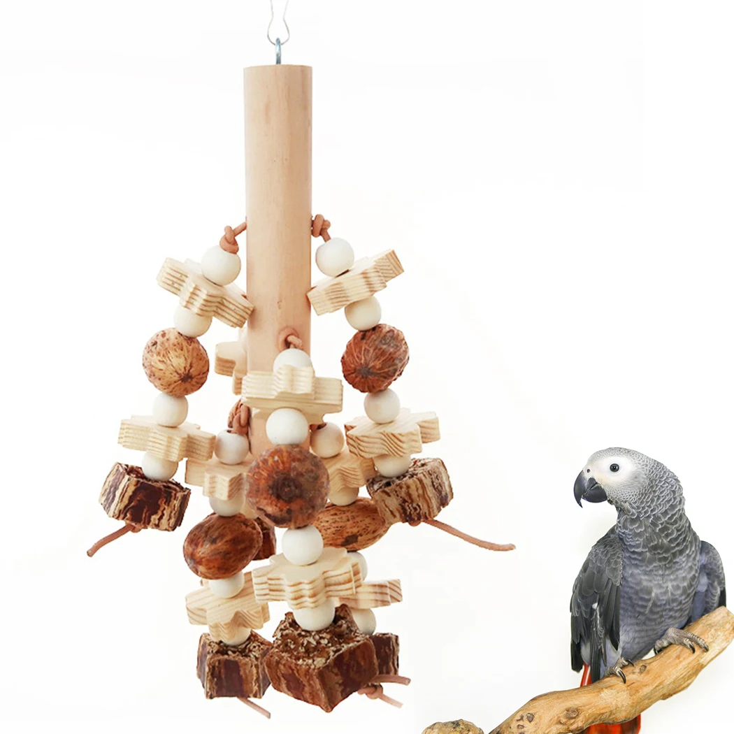 Wooden Birds Parrot Colorful Chew Toys Natural Bite Hanging Cage Balls Ropes Garden Ornament Birds Supplies
Wooden Birds Parrot Colorful Chew Toys Natural Bite Hanging Cage Balls Ropes Garden Ornament Birds Supplies