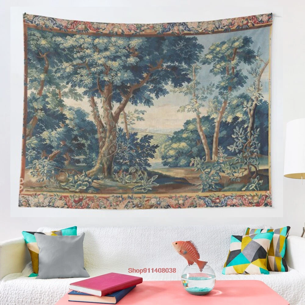 GREENERY TREES IN WOODLAND LANDSCAPE Antique Flemish Tapestry tapestry Wall Hanging Tapestry for Home Dorm Fantasy Decor
GREENERY TREES IN WOODLAND LANDSCAPE Antique Flemish Tapestry tapestry Wall Hanging Tapestry for Home Dorm Fantasy Decor