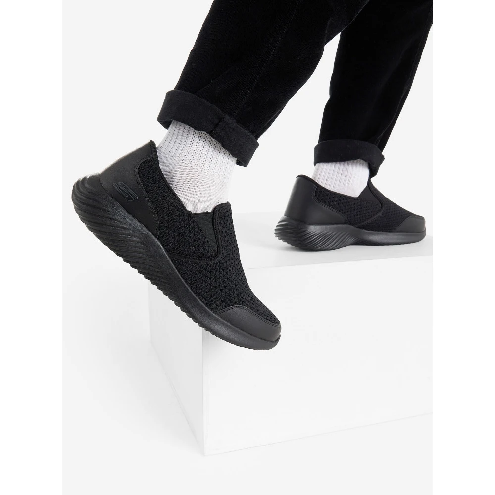Слипоны мужские Skechers Bounder Vertville BOUNDER VERTVILLE черный | Спорт и развлечения