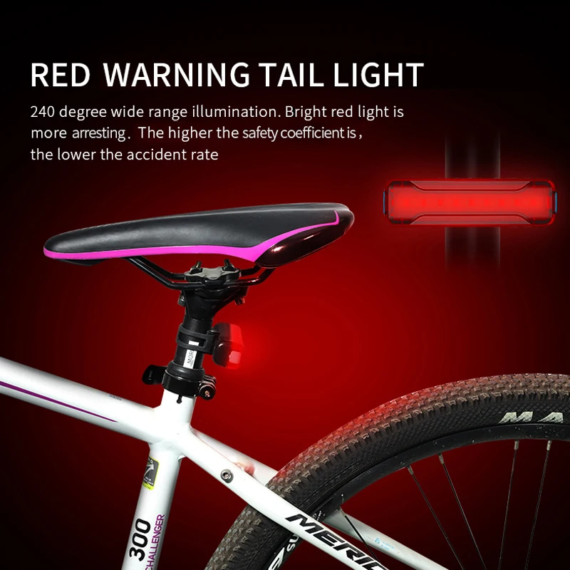 LED USB Charging Safety Warning Lights Bicycle Taillights Bike Light IPX5 Waterproof Bike Bicycle Light Bicycle Accessories
LED USB Charging Safety Warning Lights Bicycle Taillights Bike Light IPX5 Waterproof Bike Bicycle Light Bicycle Accessories
