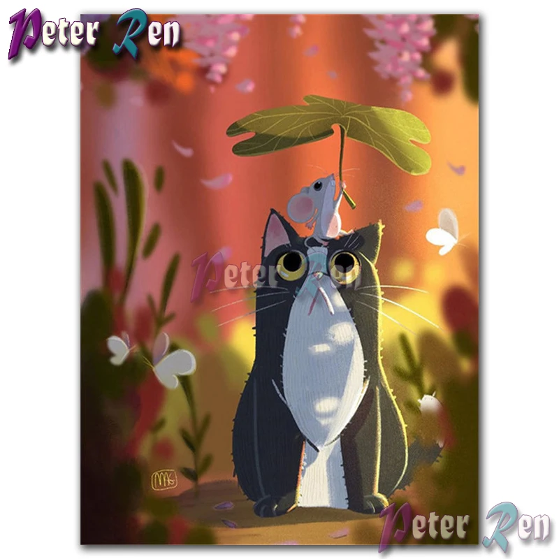 5d Cartoon cute cat mouse Diamond Painting Embroider DIY Square or round Mosaic Cross stitch Rhinestone home decoration
5d Cartoon cute cat mouse Diamond Painting Embroider DIY Square or round Mosaic Cross stitch Rhinestone home decoration