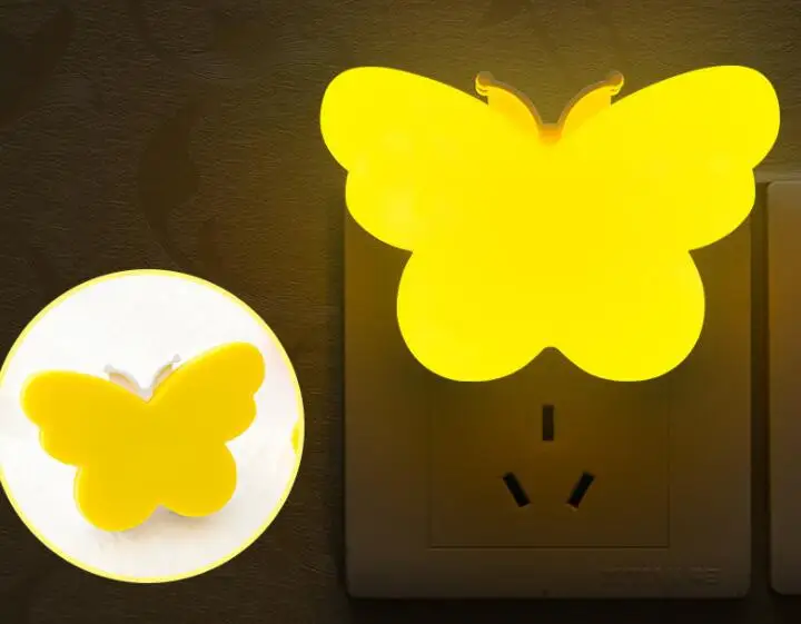 Butterfly intelligent LED light control induction small night lamp plug in energy saving small table lamp 
Butterfly intelligent LED light control induction small night lamp plug in energy saving small table lamp
