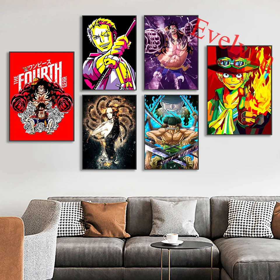 One Piece Luffy Japanese Anime Canva Poster Prints Children Room Decor Wall Art Picture Modern Home Living Room Decor Cuadros
One Piece Luffy Japanese Anime Canva Poster Prints Children Room Decor Wall Art Picture Modern Home Living Room Decor Cuadros
