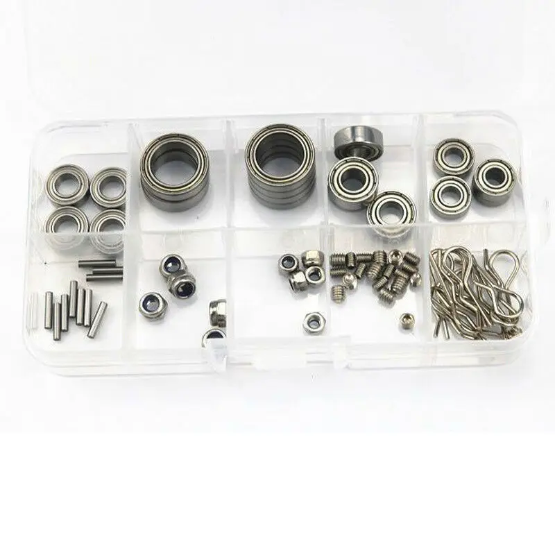 New 83 Pcs/Set Stainless Steel Replacement Screws Bearing Kit For 1/10 Traxxas Summit RC Climbing Car
New 83 Pcs/Set Stainless Steel Replacement Screws Bearing Kit For 1/10 Traxxas Summit RC Climbing Car