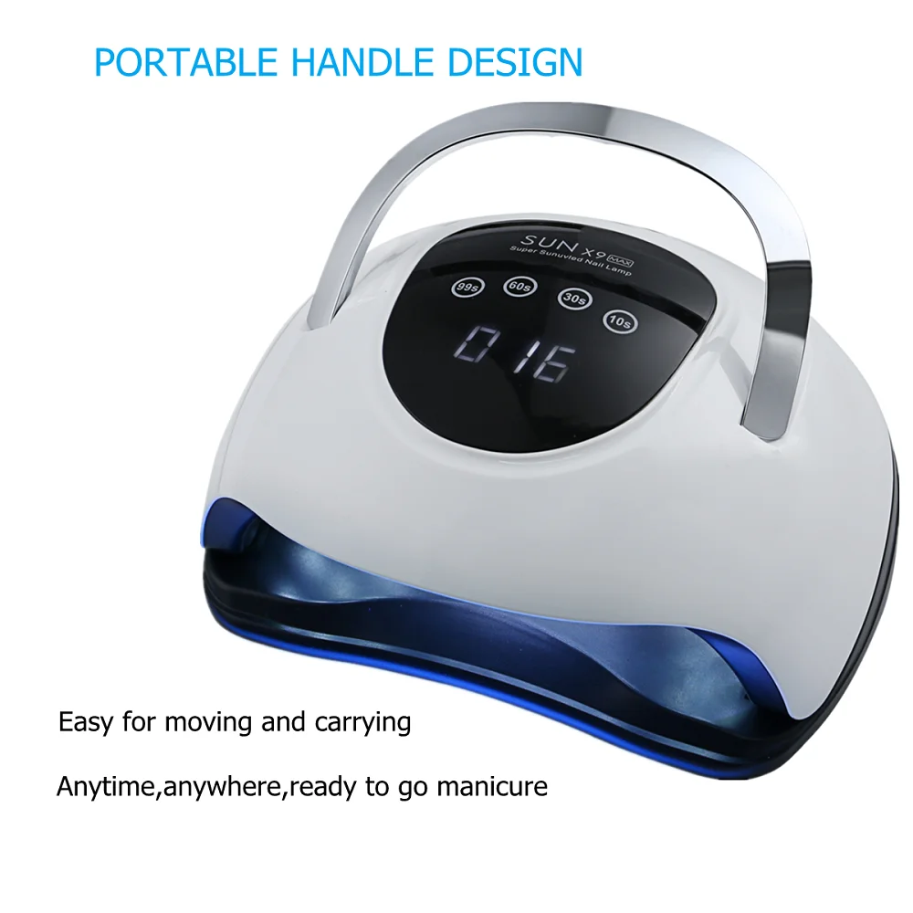 LCD Display Quick Dry Lamp For Nails Manicure Tool SUN X9 MAX UV LED Nail Dryer 114/36W Gel Polish Curing Lamp with Motion Sense
LCD Display Quick Dry Lamp For Nails Manicure Tool SUN X9 MAX UV LED Nail Dryer 114/36W Gel Polish Curing Lamp with Motion Sense