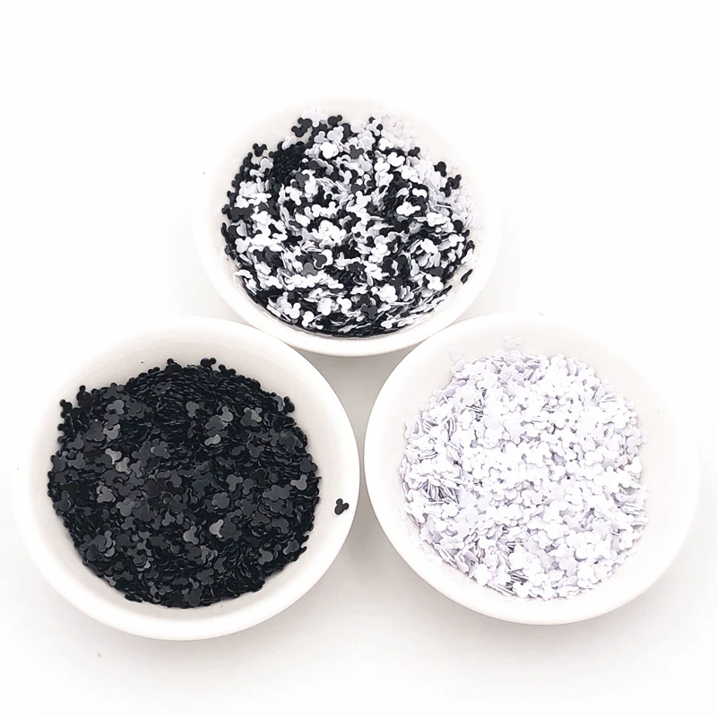 10g Black White Mickey Head Sequins Costumes Hand-Stitched By Lentejuelas DIY Wedding Decorative Clay Filled Nail art Paillettes
10g Black White Mickey Head Sequins Costumes Hand-Stitched By Lentejuelas DIY Wedding Decorative Clay Filled Nail art Paillettes