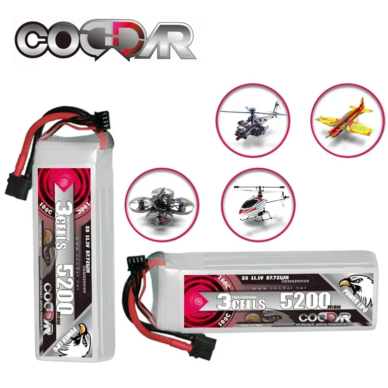 Оригинальный CODDAR 5200 мАч 3S 11,1 В 100C/200C твердый корпус LiPo LiHV Аккумулятор для 1:8 1/8 RC Car Four Drive Off-Road Boat
Оригинальный CODDAR 5200 мАч 3S 11,1 В 100C/200C твердый корпус LiPo LiHV Аккумулятор для 1:8 1/8 RC Car Four Drive Off-Road Boat