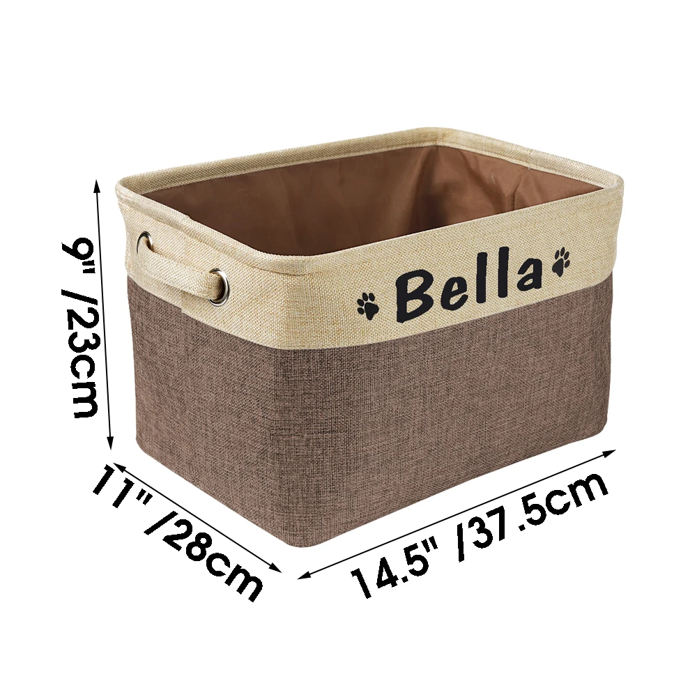 Custom Dog Toys Storage Bins Canvas Collapsible Dog Accessories Storage Basket Bin Pet Organizer Box Perfect For Organizing Toys
Custom Dog Toys Storage Bins Canvas Collapsible Dog Accessories Storage Basket Bin Pet Organizer Box Perfect For Organizing Toys