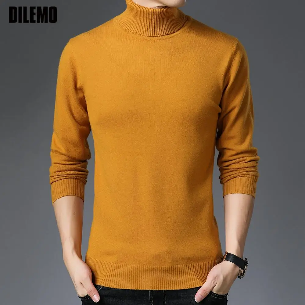 New Fashion Brand Knit Mens Turtleneck Sweater Pullover Solid Woolen Top Quality Casual Jumper Autum Winter Men's Clothing
New Fashion Brand Knit Mens Turtleneck Sweater Pullover Solid Woolen Top Quality Casual Jumper Autum Winter Men's Clothing