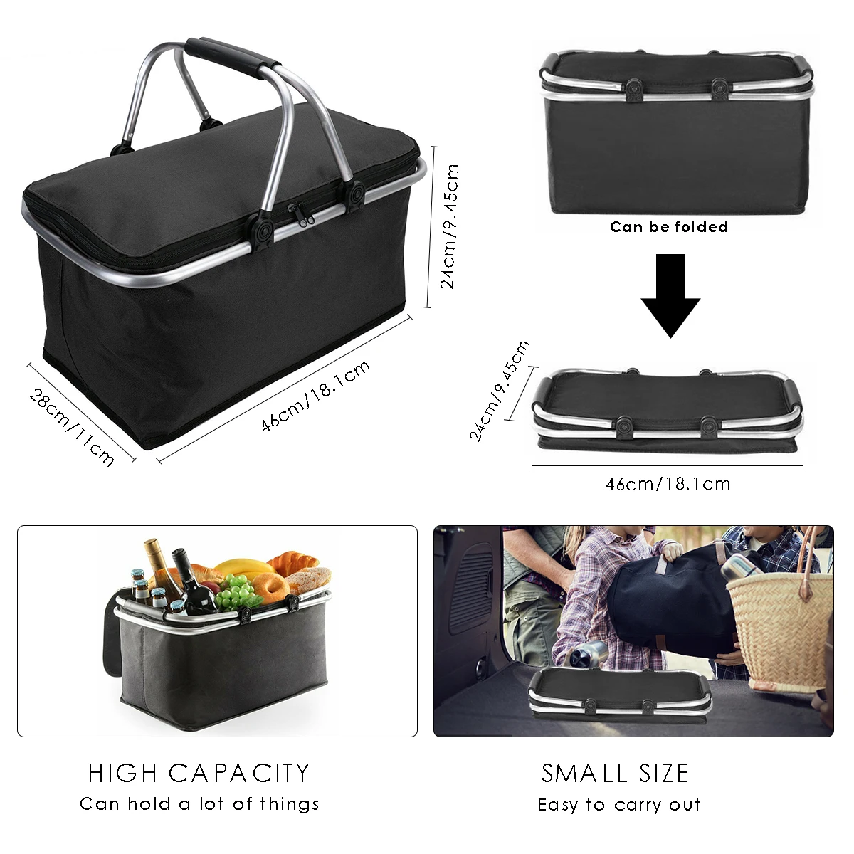 30L Folding Picnic Camping Basket Insulated Shopping Cooler Home Camping Storage Basket Home Storage Organization
30L Folding Picnic Camping Basket Insulated Shopping Cooler Home Camping Storage Basket Home Storage Organization