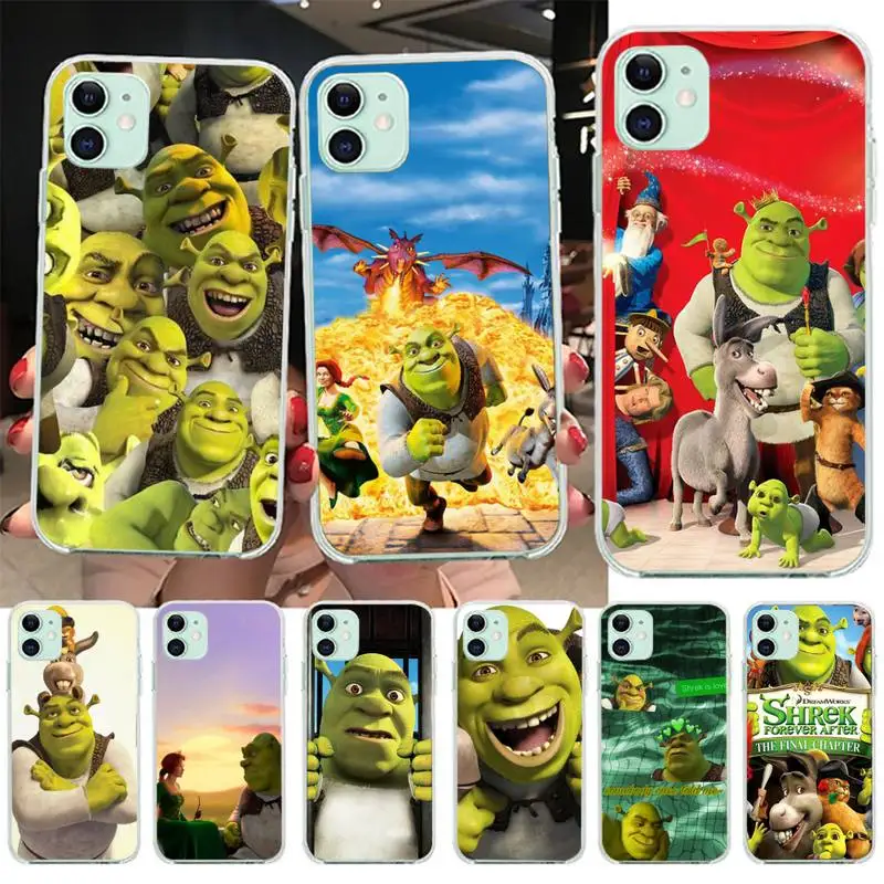 Cartoon Moive S-Shreks Coon Phone Case for iphone 12 13 Mini SE 2020 6 6S Plus 7 8 Plus X XR XS 11 Pro Max Fundas Coque cover 
Cartoon Moive S-Shreks Coon Phone Case for iphone 12 13 Mini SE 2020 6 6S Plus 7 8 Plus X XR XS 11 Pro Max Fundas Coque cover