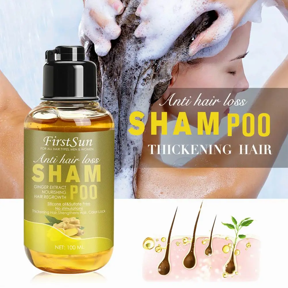 100ml Ginger Hair Shampoo Growth Shampoo Anti Hair Loss Treatment Organic Natural Oil Control Anti-dandruff Hair Care Shampoo
100ml Ginger Hair Shampoo Growth Shampoo Anti Hair Loss Treatment Organic Natural Oil Control Anti-dandruff Hair Care Shampoo