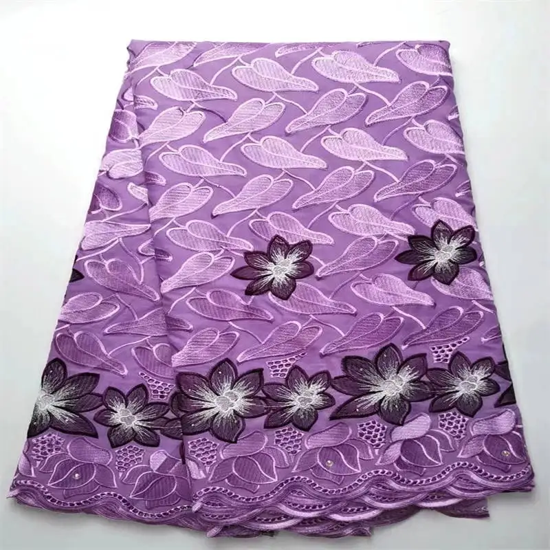 African Cotton Lace Fabric 2021 Nigerian Perforate Fabric 5 Yards High Quality Embroidery Stones For Diy Sewing Purple
African Cotton Lace Fabric 2021 Nigerian Perforate Fabric 5 Yards High Quality Embroidery Stones For Diy Sewing Purple