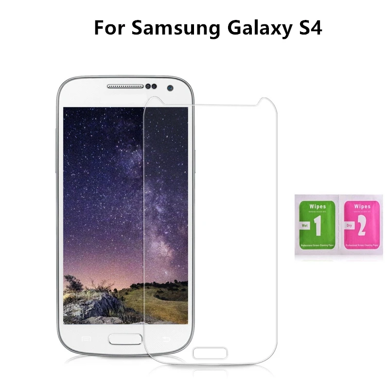 1 шт Превосходное качество закаленное стекло для samsung Galaxy S4 9500 i9500 GT защитная