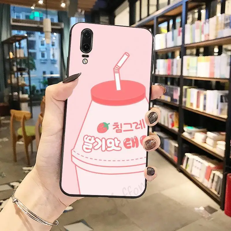 Strawberry Milk cartoon Pattern Phone Case For Huawei honor Mate P 10 20 30 40 i 9 8 pro x Lite smart 2019 nova 5t
Strawberry Milk cartoon Pattern Phone Case For Huawei honor Mate P 10 20 30 40 i 9 8 pro x Lite smart 2019 nova 5t