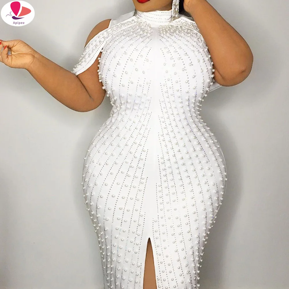 Beading White Bodycon Dress 5xl 2022 Sexy Party Dinner Club Midi Dresses Elegant Split Female Evening Vestidos Summer
Beading White Bodycon Dress 5xl 2022 Sexy Party Dinner Club Midi Dresses Elegant Split Female Evening Vestidos Summer