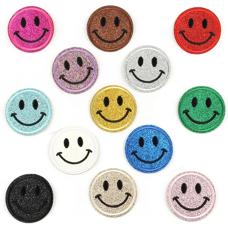 5 pcs Shiny cartoon cute smiling face clothing embroidery patch stickers ironing cloth stickers clothes decoration smile badges
5 pcs Shiny cartoon cute smiling face clothing embroidery patch stickers ironing cloth stickers clothes decoration smile badges