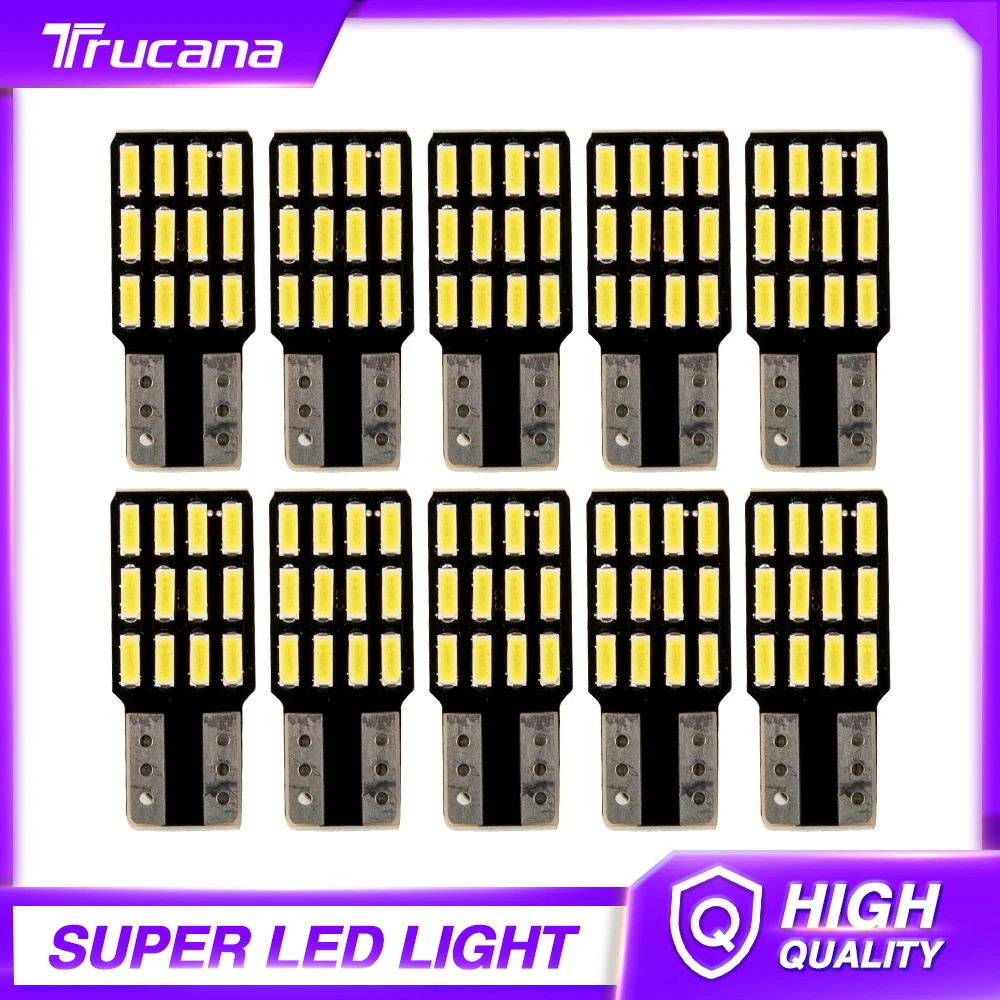 Trucana 10x T10 W5W Canbus Car LED Bulb for BMW Mini Cooper R56 R53 E90 E46 F20 Interior Dome Light Trunk Lamp Parking Lights
Trucana 10x T10 W5W Canbus Car LED Bulb for BMW Mini Cooper R56 R53 E90 E46 F20 Interior Dome Light Trunk Lamp Parking Lights