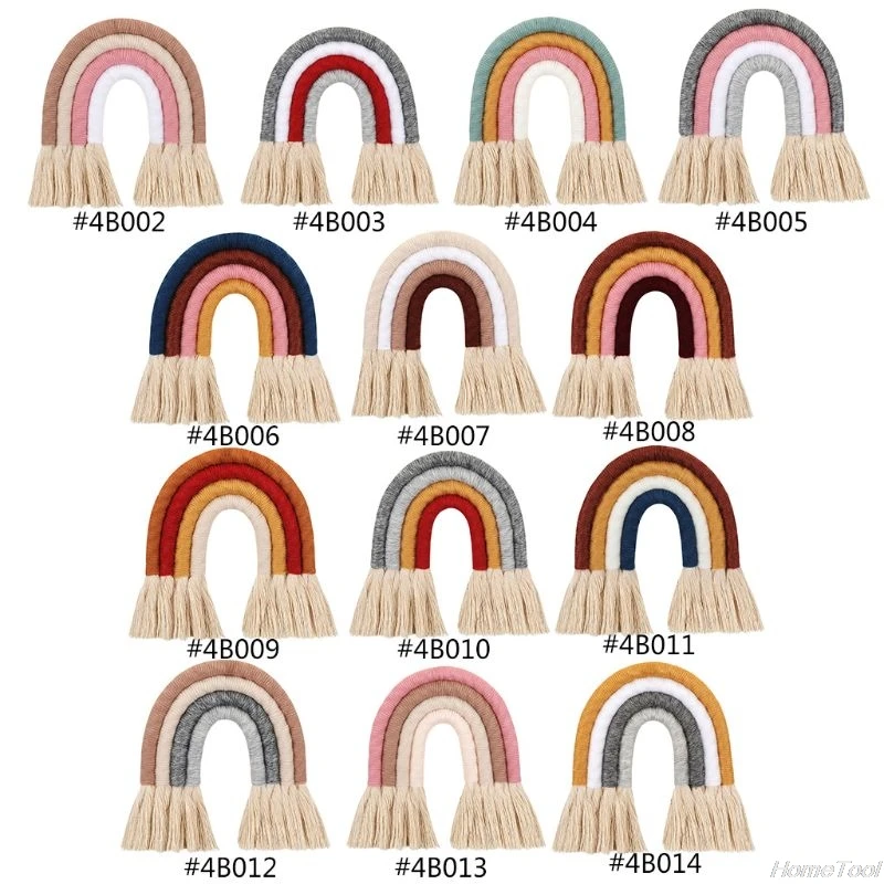 Macrame Woven Rainbow Wall Hanging for Nursery Dorm Room Decoration M02 21 Dropshipping
Macrame Woven Rainbow Wall Hanging for Nursery Dorm Room Decoration M02 21 Dropshipping