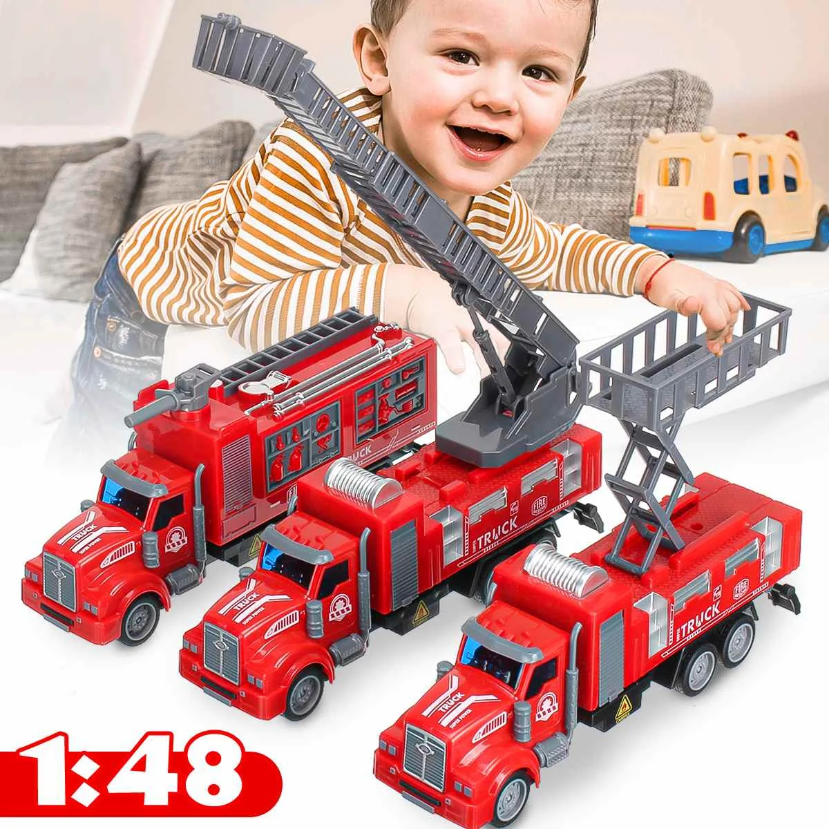 2022 Childrens Firetruck Toy Firetruck Juguetes Fireman Toy Simulation Sound and Light Lifting platform Firetruck For Boys Gifts
2022 Childrens Firetruck Toy Firetruck Juguetes Fireman Toy Simulation Sound and Light Lifting platform Firetruck For Boys Gifts