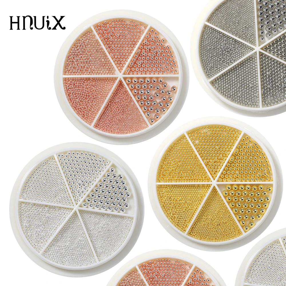 HNUIX Nail Art Tiny 0.8-3mm Steel Caviar Beads Mixed Size 3D Design Rose Gold Gold Silver Black Jewelry Manicure DIY Decoration
HNUIX Nail Art Tiny 0.8-3mm Steel Caviar Beads Mixed Size 3D Design Rose Gold Gold Silver Black Jewelry Manicure DIY Decoration