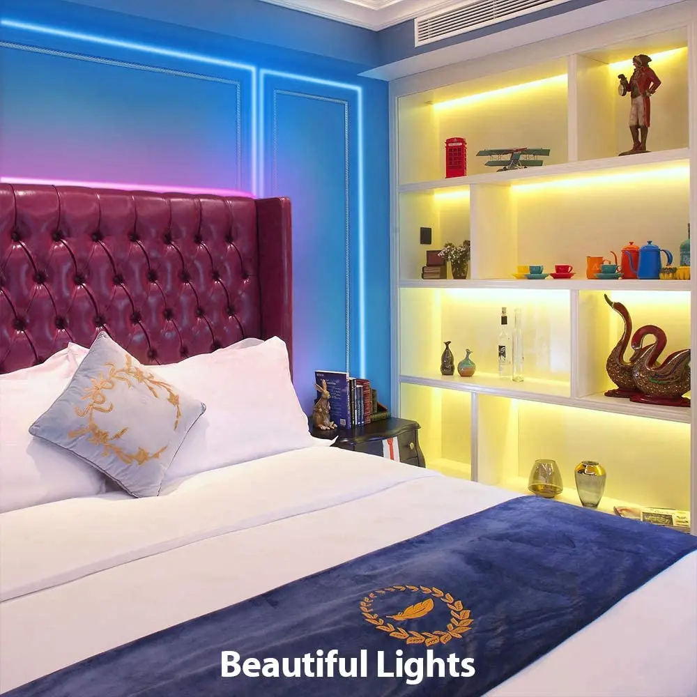 Nightlight Neon Tape Usb Mini Music Voice Controller Led Strip Lights Bedroom Decoration Lamp Wifi D30 | Лампы и освещение