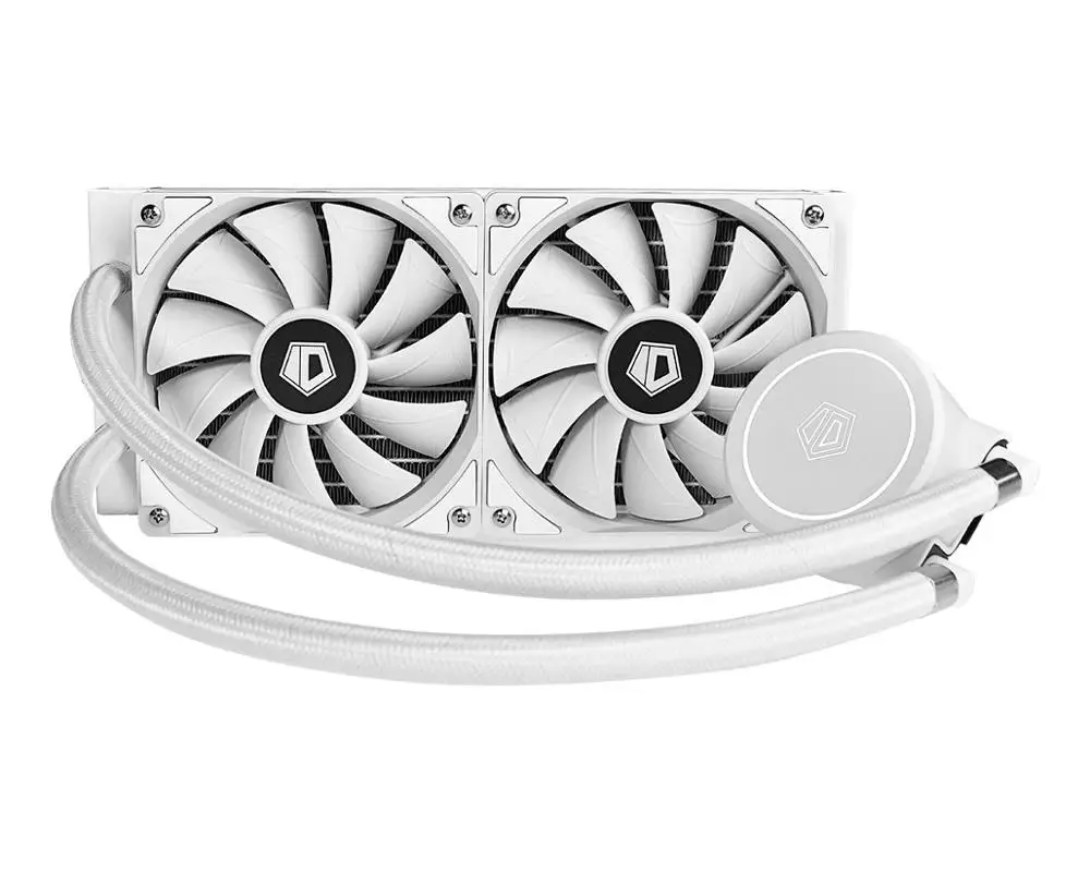 ID охлаждение FROSTFLOW X 240 Снежный водяной кулер ЦП AIO мм жидкий беласветодиодный ная