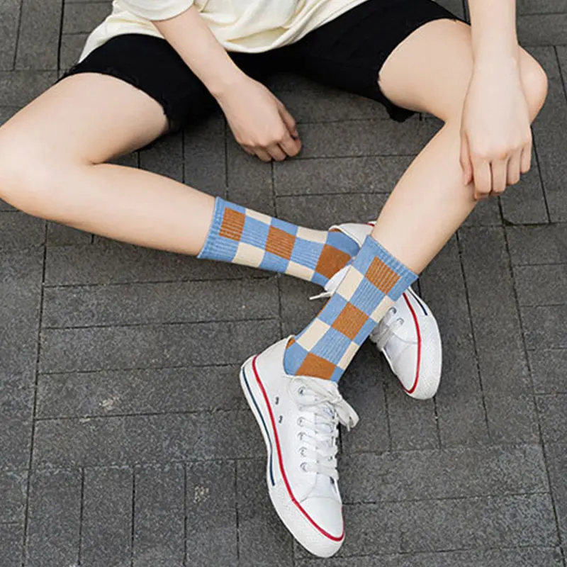 New Retro Long Socks Ladies Quality Women's Socks British Plaid Striped Socks Summer Comfortable Harajuku Patchwork Color
New Retro Long Socks Ladies Quality Women's Socks British Plaid Striped Socks Summer Comfortable Harajuku Patchwork Color