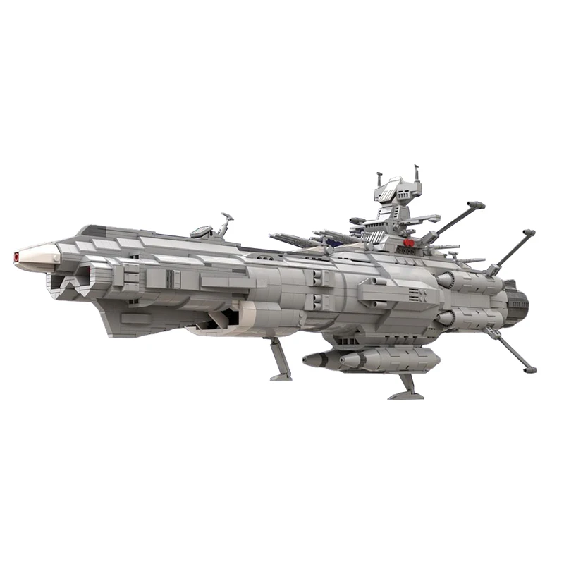 MOC-83888 Space Warship Andromeda 2199, строительные блоки, игрушка, космическая серия, боевой кирпич, модель для 2021 мальчиков, рождественский подарок
MOC-83888 Space Warship Andromeda 2199, строительные блоки, игрушка, космическая серия, боевой кирпич, модель для 2021 мальчиков, рождественский подарок