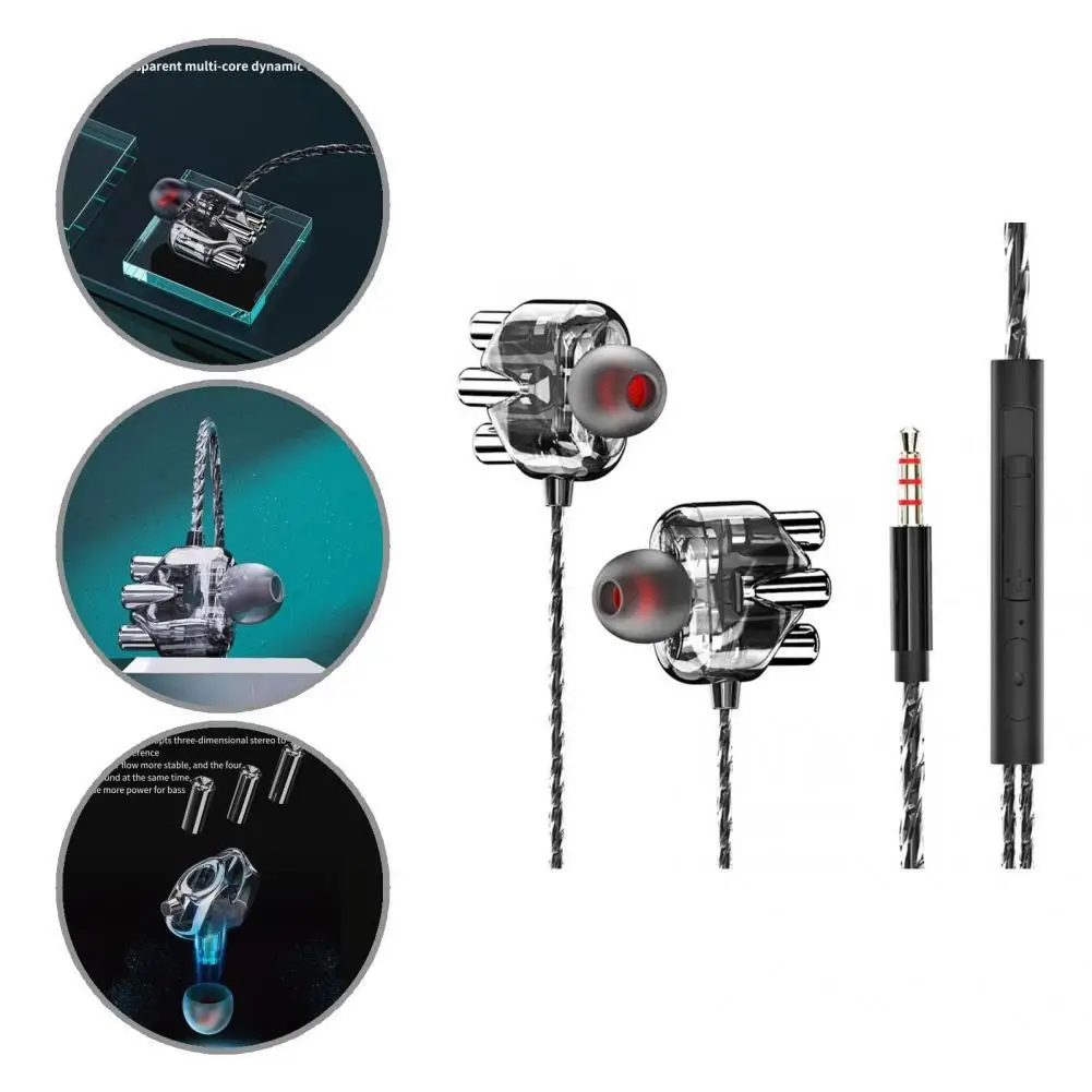 Practical Moving Coil In-ear Earphone Wired Headphone Compact Good Sound Effect
Practical Moving Coil In-ear Earphone Wired Headphone Compact Good Sound Effect