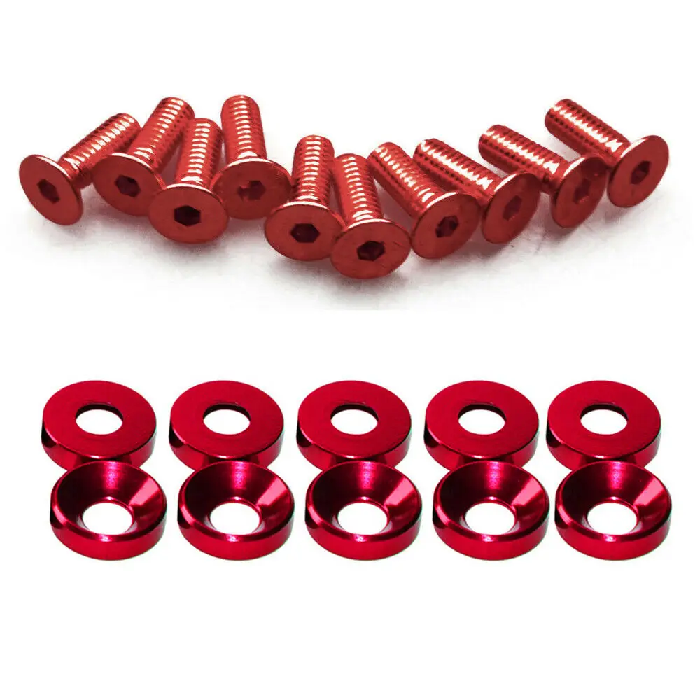 10pcs M3 M4 M5 CNC Anodize Countersunk Flat Head Gasket Replacement Aluminum Alloy Countersunk Head Flat Washers Gasket
10pcs M3 M4 M5 CNC Anodize Countersunk Flat Head Gasket Replacement Aluminum Alloy Countersunk Head Flat Washers Gasket