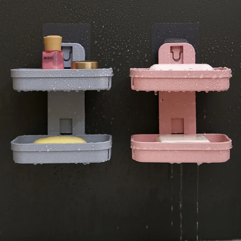 2 Pcs Holders Creative Drill-free Soap Dish Holder Wall Mounted Storage Rack Holder Hollow Type Soap Sponge Bathroom Accessories
2 Pcs Holders Creative Drill-free Soap Dish Holder Wall Mounted Storage Rack Holder Hollow Type Soap Sponge Bathroom Accessories